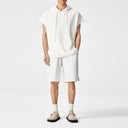Loose-Fitting Sleeveless Hoodie