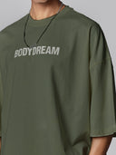 BODYDREAM Men's Heavyweight Plus Size 100% Cotton Short-Sleeve T-Shirt