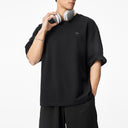 Structured Split Short Sleeve Tee