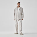 BODYDREAM Men's Structured Patchwork Casual Pants - Relaxed Wide-Leg Trousers