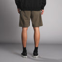 Coffee Knit Textured Suit Shorts