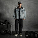 Multi-panel Denim Jacket LUJIAMEN by BODYDREAM