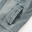 Multi-panel Denim Jacket LUJIAMEN by BODYDREAM