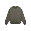 Brown Loose Pullover Sweatshirt