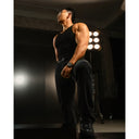 【MOTION＆PAUSE】BODYDREAM Men's Washed Distressed Jeans