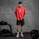 Printed Red Tee LUJIAMEN by BODYDREAM