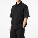 Silhouette Structure Casual Short Sleeve Polo Shirt