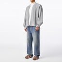 Gray Woolen Textured Jacket