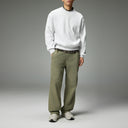 Loose-Fit Patchwork Woven Pants