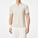 Short-Sleeved Polo Shirt with Collar