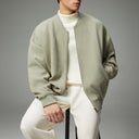 Loose-Fit Baseball Jacket