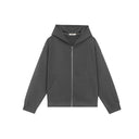 BODYDREAM Cropped Hoodie Jacket Spring Embroidered Hooded Zip-Up Jacket
