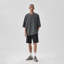 BODYDREAM Gender-Neutral Cool-Touch Distressed Short-Sleeve Casual American-Style T-Shirt