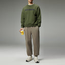 Loose-Fit Knit Cuffed Sweatpants