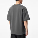 Structured Split Short Sleeve Tee