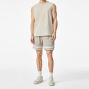 Split Textured Tank Vest