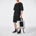 Loose Straight-Knit Shorts