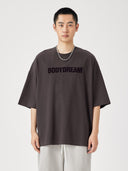 BODYDREAM Heavyweight 100% Cotton Short-Sleeve T-Shirt for Men