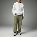 Gray Loose Pullover Sweatshirt