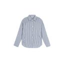 Blue Classic Striped Casual Shirt