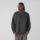 BODYDREAM Crew Neck Sweatshirt Men's Fall Print Pullover