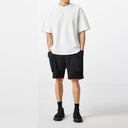 Black Woven Shorts