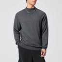 Gray Turtleneck Sweater