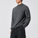 Gray Turtleneck Sweater