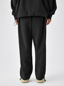 BODYDREAM Heavyweight Knit Casual Pants Men's Loose-Fit Athletic Pants Straight-Leg Wide-Leg