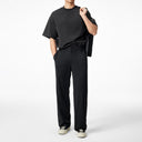 Light Outdoor Structured Split Knit Trousers