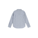 Blue Classic Striped Casual Shirt