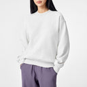 Gray Loose Pullover Sweatshirt