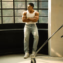 【MOTION＆PAUSE】BODYDREAM Men's Vintage Washed Blue Jeans