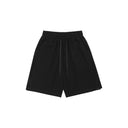 Wide Side Split Textured Shorts