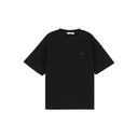 Half High Neck Small Off Shoulder Short Sleeve Tee