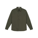 BODYDREAM Slim-Fit Long-Sleeve Shirt for Men Autumn Solid-Color Business Commuter Casual Versatile Shirt