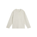 Gray Loose-Fit Long-Sleeve Tee