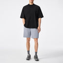 Structured Split Knit Shorts