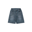 Loose Fit Denim Shorts