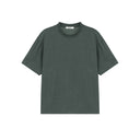 Loose Structured Splicing M-mark Short Sleeves