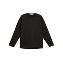 BODYDREAM Men's Washed Vintage Letter Embroidered 100% Cotton Long-Sleeve T-Shirt