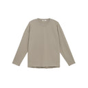 BODYDREAM Men's Washed Vintage Letter Embroidered 100% Cotton Long-Sleeve T-Shirt