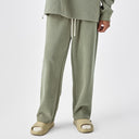 BODYDREAM Heavyweight Knit Casual Pants Men's Loose-Fit Athletic Pants Straight-Leg Wide-Leg