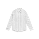 Long-Sleeve Striped Rhinestone Shirt