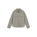 Green Loose-Fit Long-Sleeve Casual Shirt