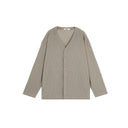 Loose-Fit Regular V-neck Loungewear Pajamas Top