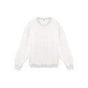 Gray Loose Pullover Sweatshirt
