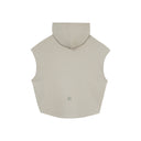 Structured Split Sleeveless Hoodie
